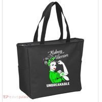 Kidney Warrior Unbreakable Kidney Awareness Gift Tote Bag thumb 2