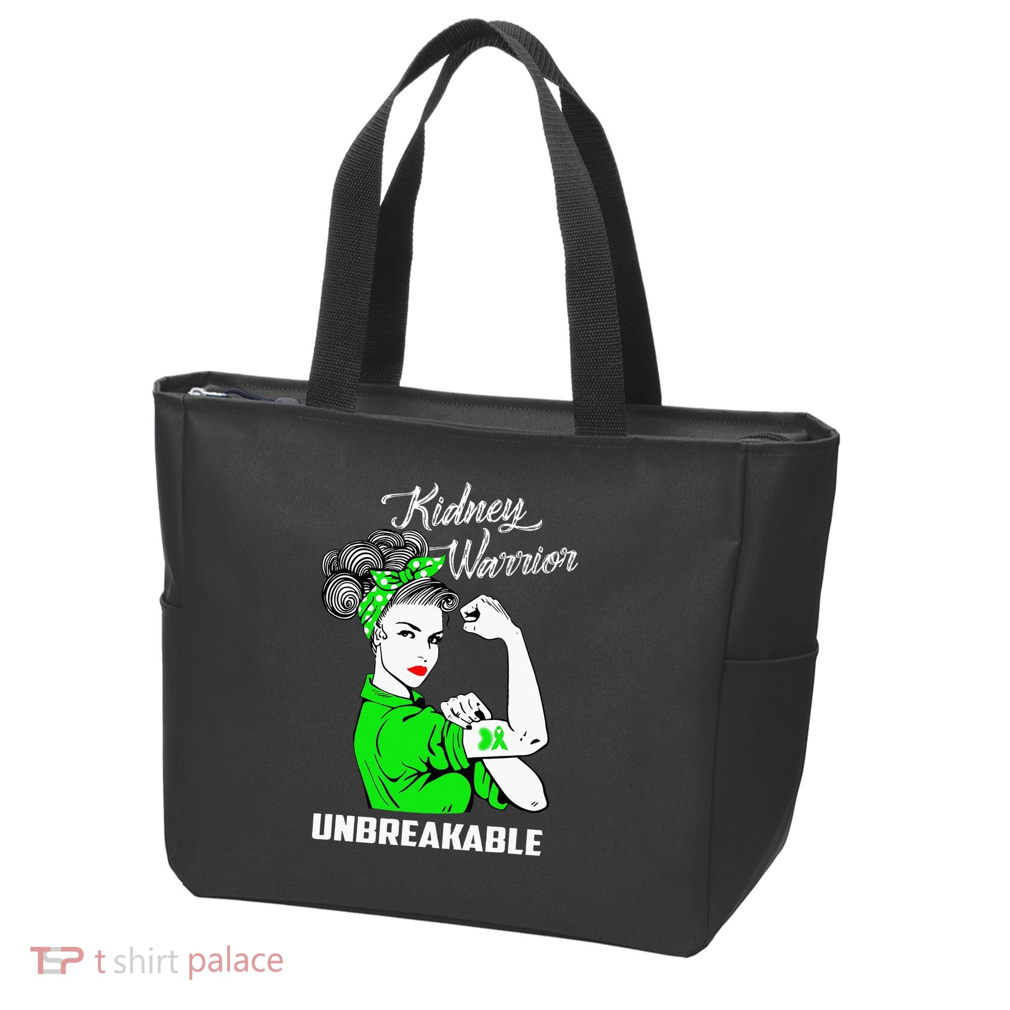 Kidney Warrior Unbreakable Kidney Awareness Gift Tote Bag