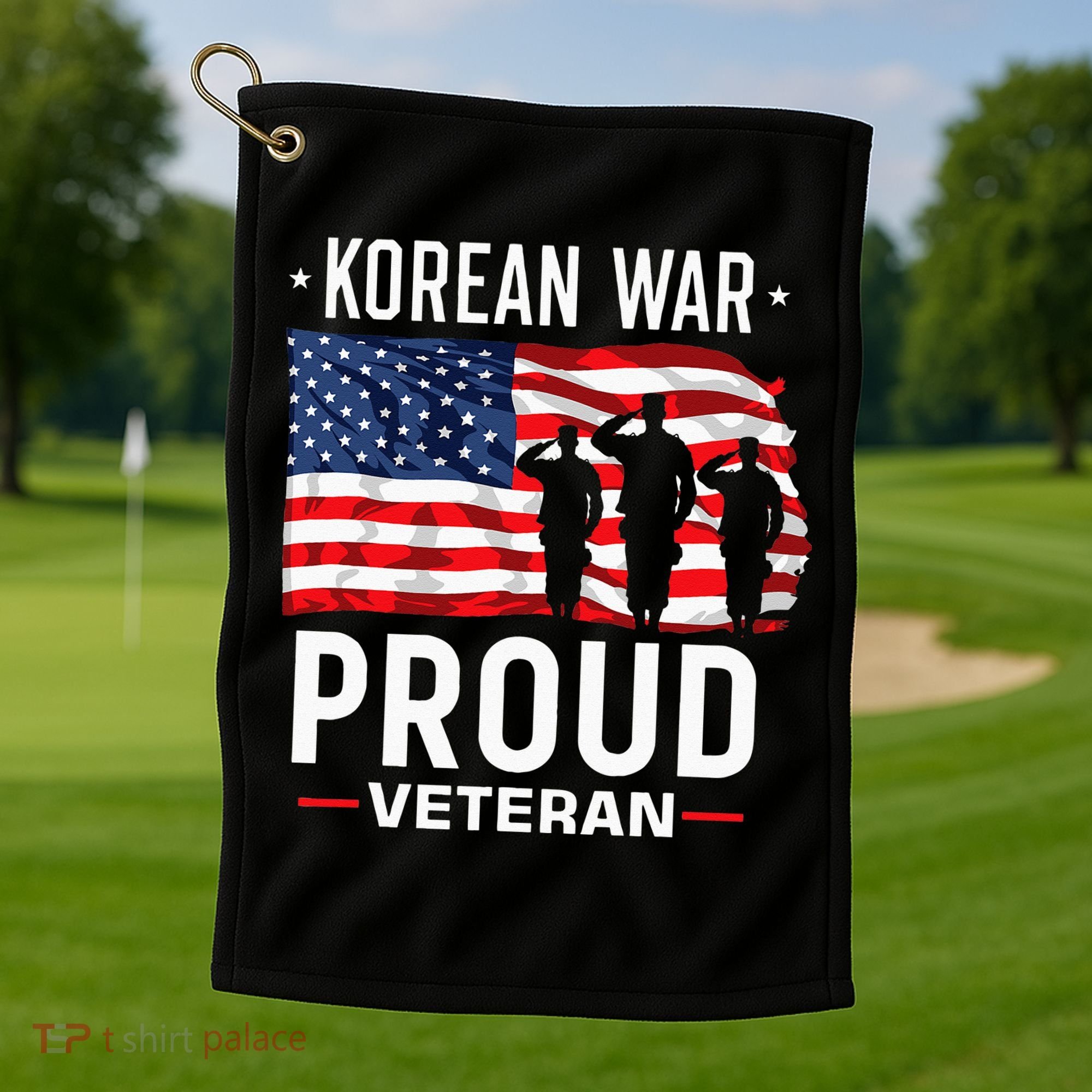 Korean War Veteran Golf Towel