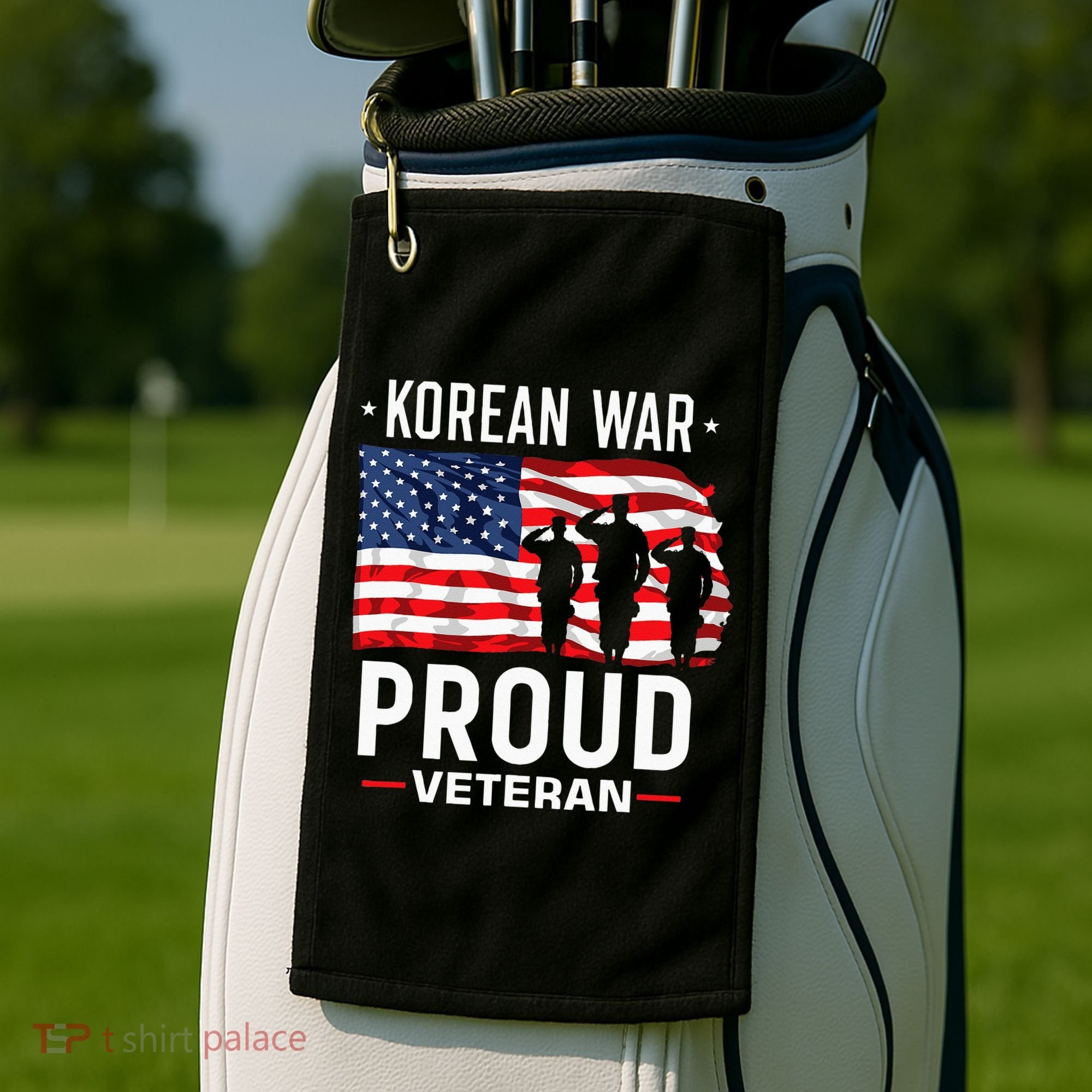 Korean War Veteran Golf Towel