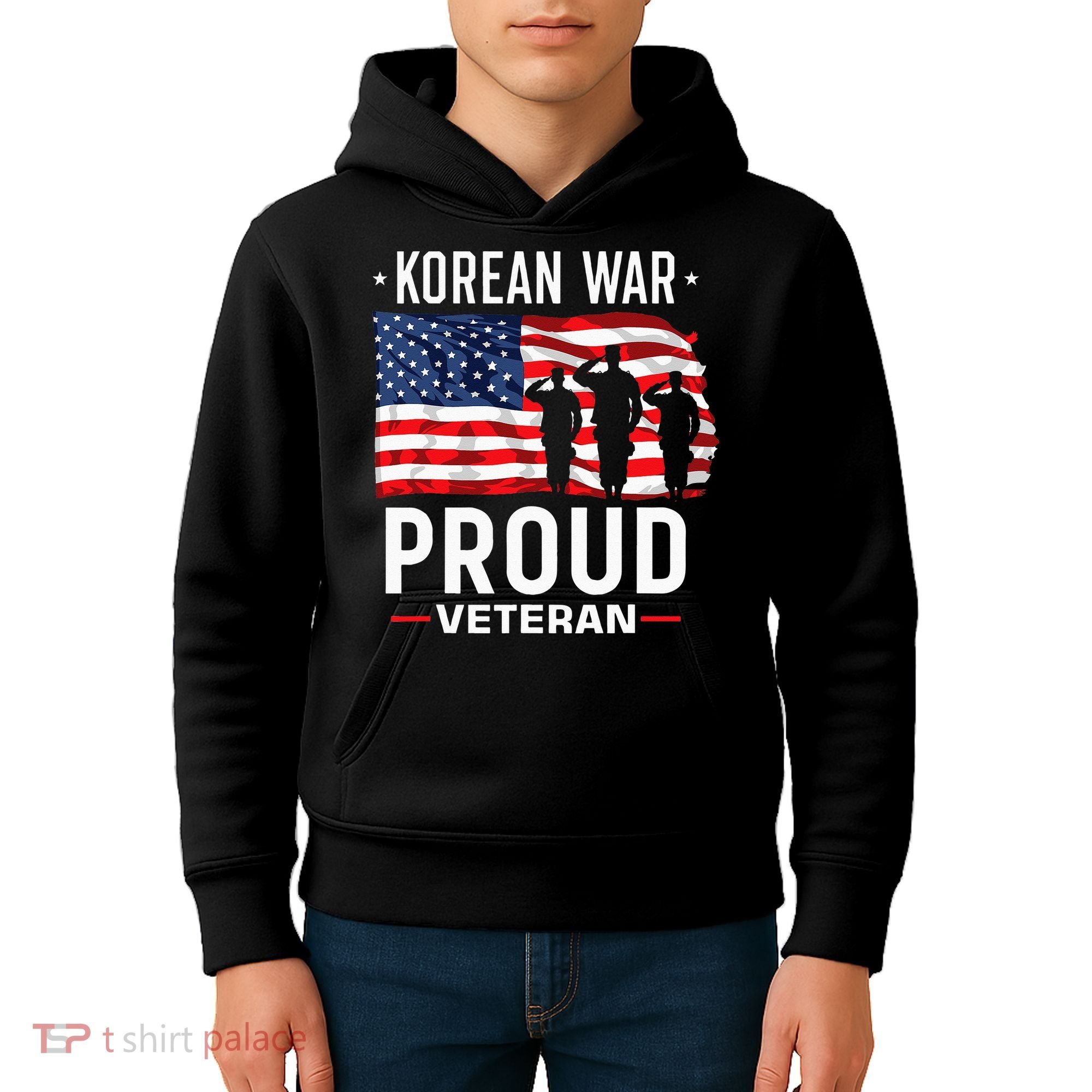 Korean War Veteran Kids Hoodie