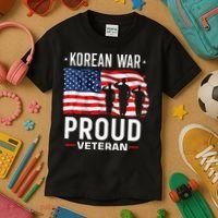 Korean War Veteran Kids T-Shirt thumb 3