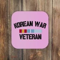 Korean War Veteran Pride Korea Service Ribbon Gift Coaster thumb 0