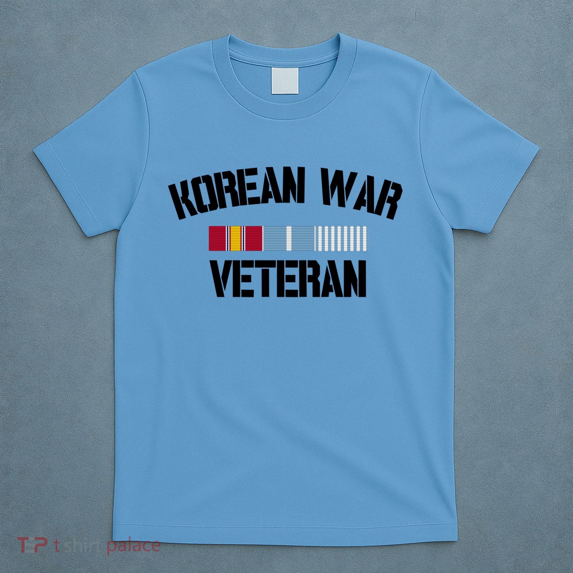 Korean War Veteran Pride Korea Service Ribbon Gift T-Shirt