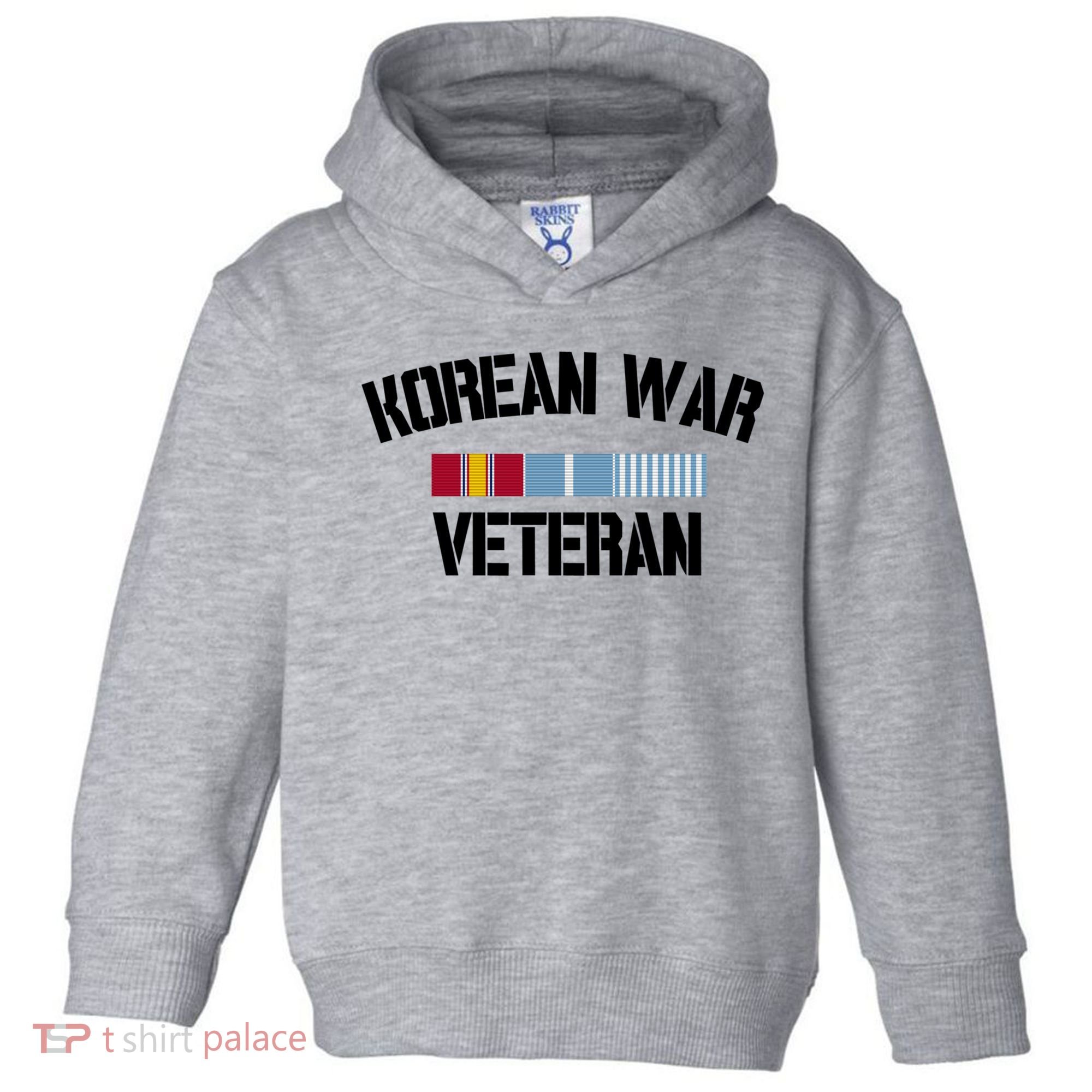 Korean War Veteran Pride Korea Service Ribbon Gift Toddler Hoodie