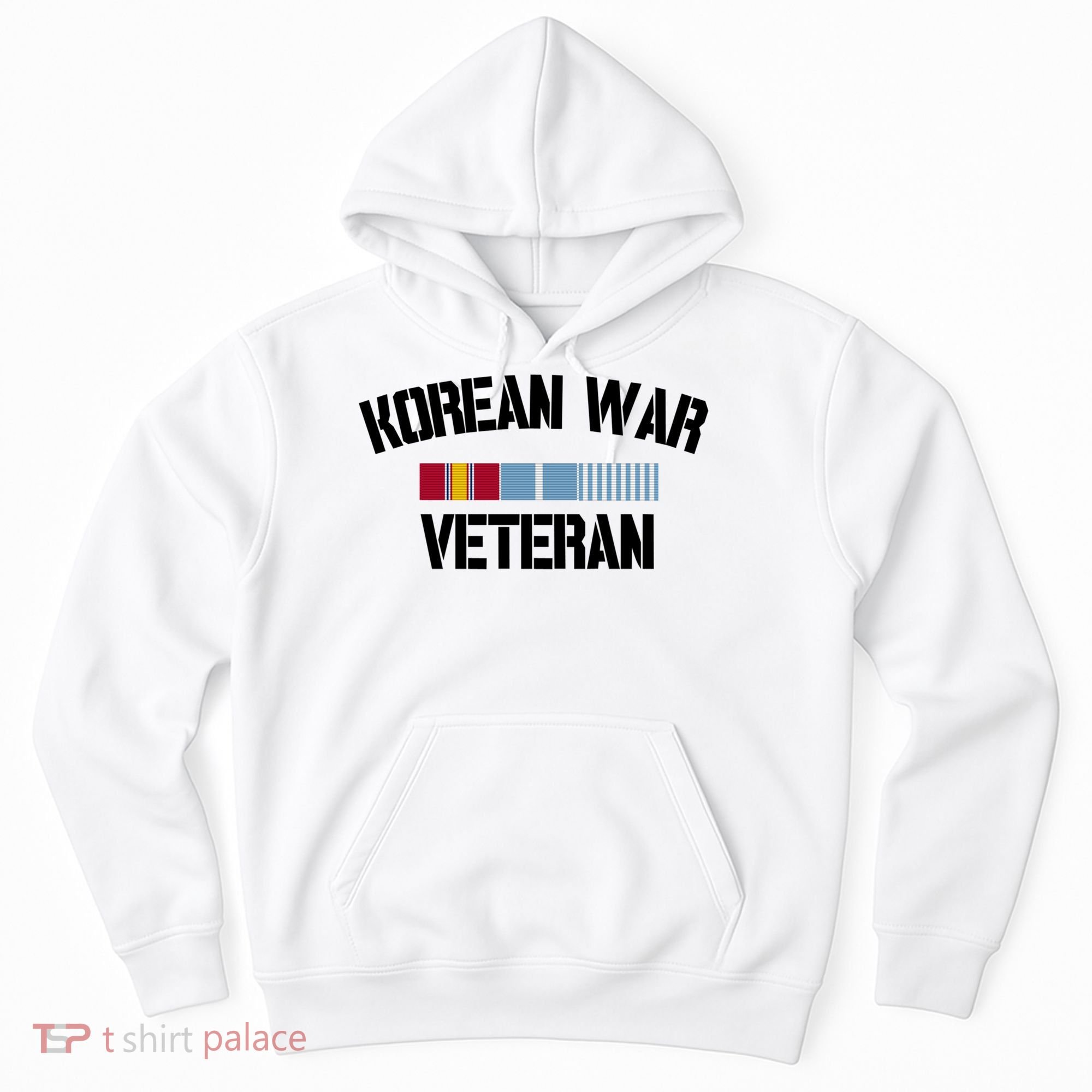 Korean War Veteran Pride Korea Service Ribbon Gift Hoodie