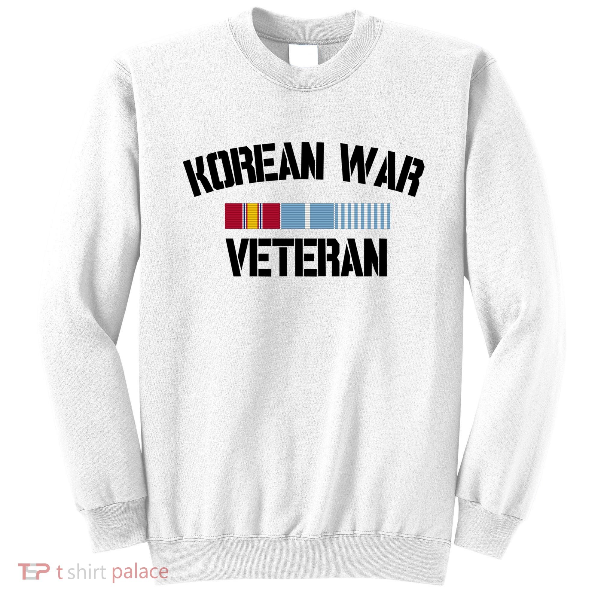 Korean War Veteran Pride Korea Service Ribbon Gift Sweatshirt