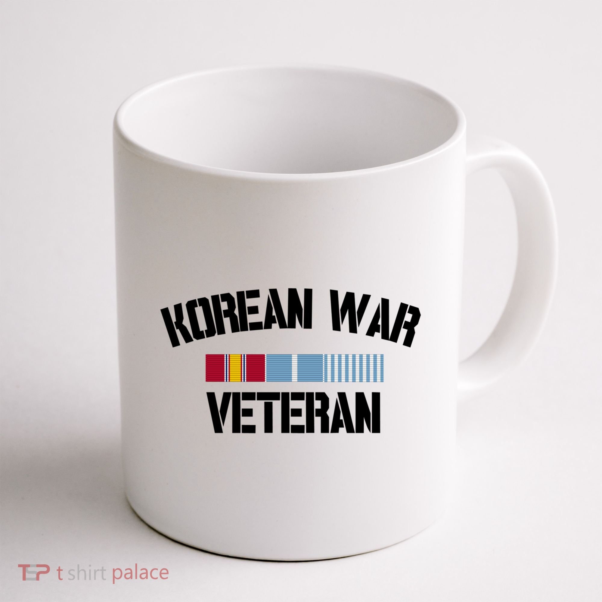 Korean War Veteran Pride Korea Service Ribbon Gift Coffee Mug