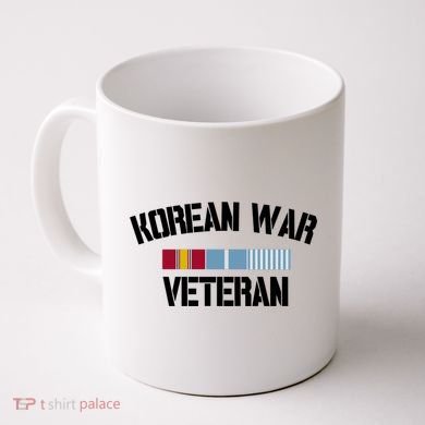 Korean War Veteran Pride Korea Service Ribbon Gift Coffee Mug