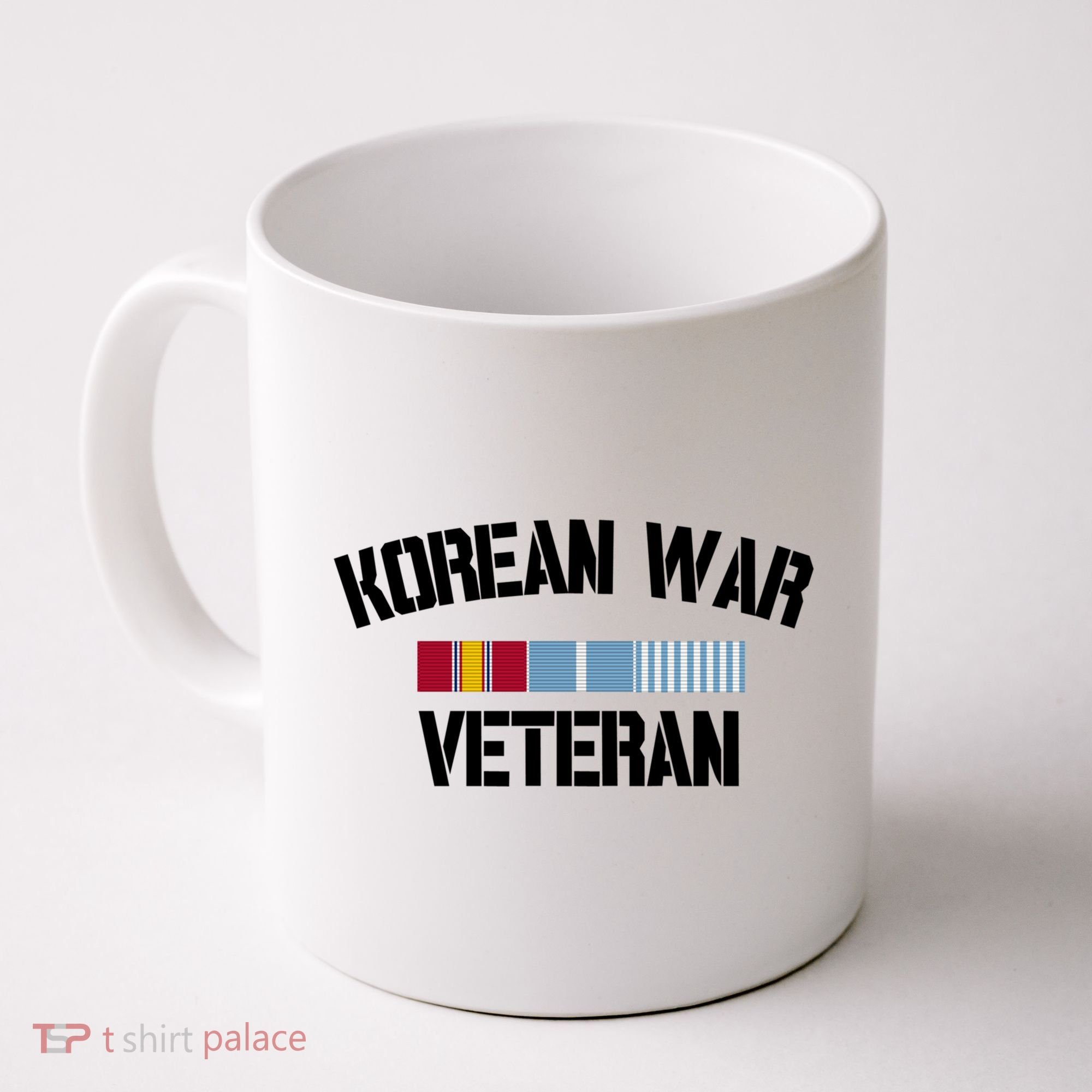 Korean War Veteran Pride Korea Service Ribbon Gift Coffee Mug