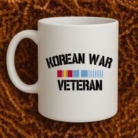 Korean War Veteran Pride Korea Service Ribbon Gift Coffee Mug thumb 2