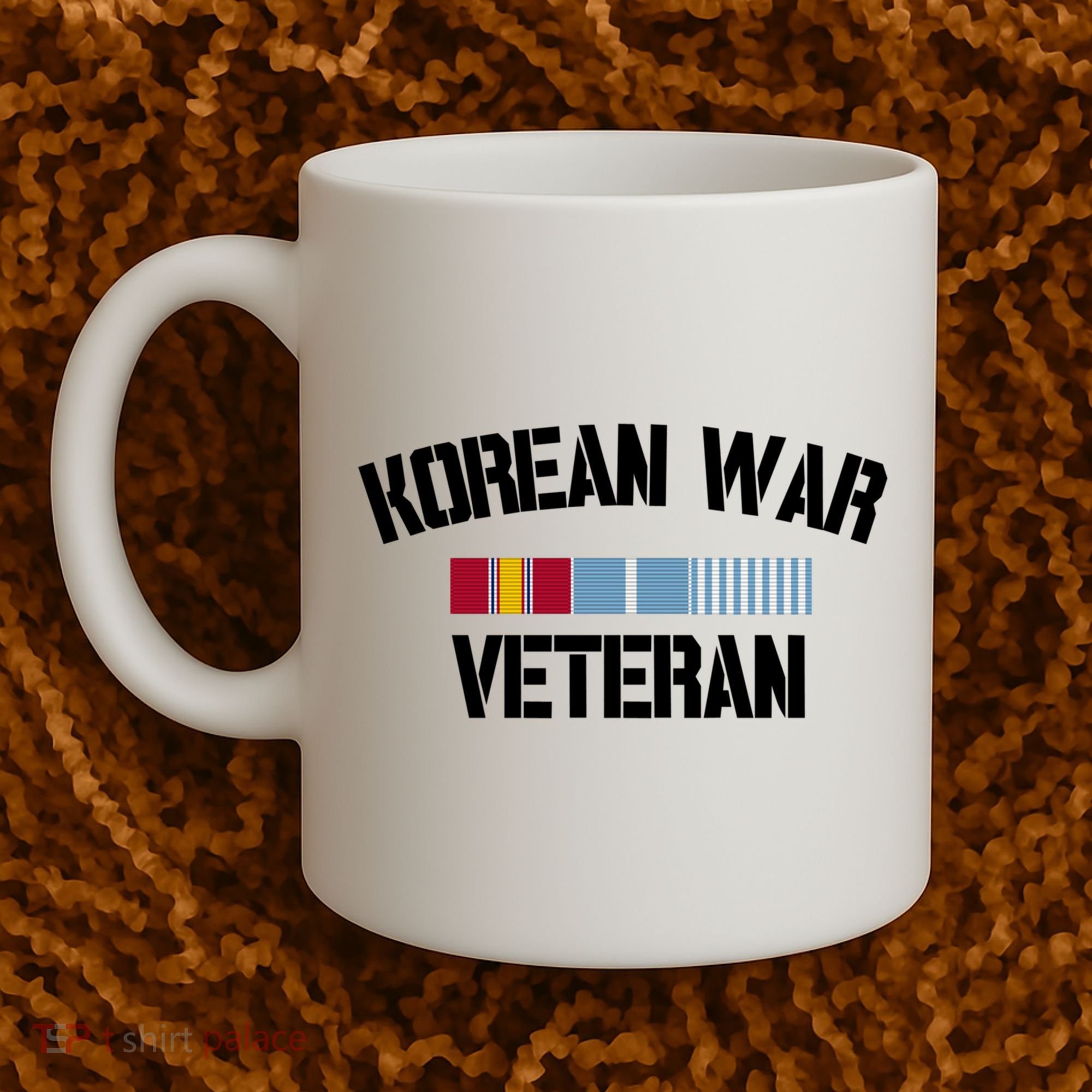 Korean War Veteran Pride Korea Service Ribbon Gift Coffee Mug