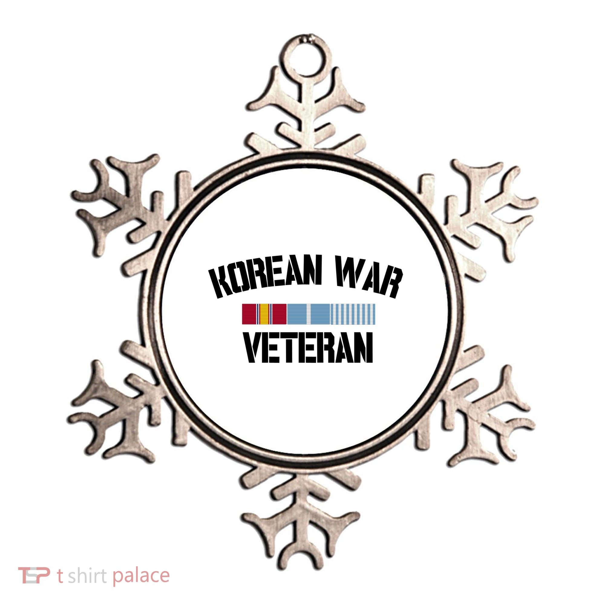 Korean War Veteran Pride Korea Service Ribbon Gift Ornament
