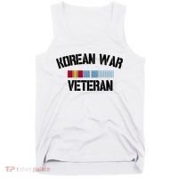 Korean War Veteran Pride Korea Service Ribbon Gift Tank Top thumb 0