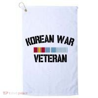 Korean War Veteran Pride Korea Service Ribbon Gift Golf Towel thumb 0
