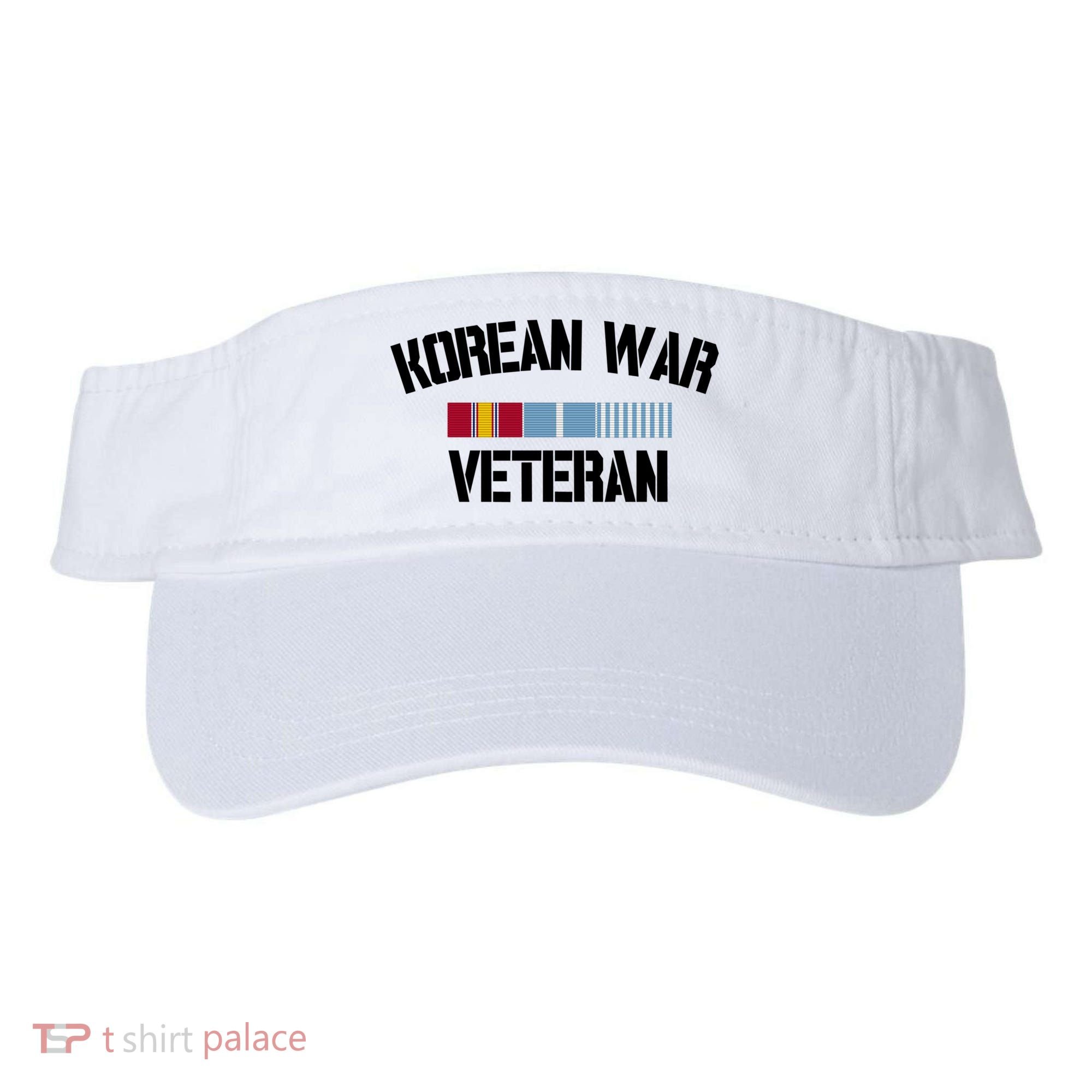 Korean War Veteran Pride Korea Service Ribbon Gift Visor