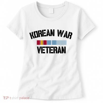 Korean War Veteran Pride Korea Service Ribbon Gift Women's T-Shirt