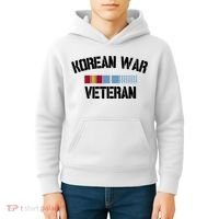 Korean War Veteran Pride Korea Service Ribbon Gift Kids Hoodie thumb 4