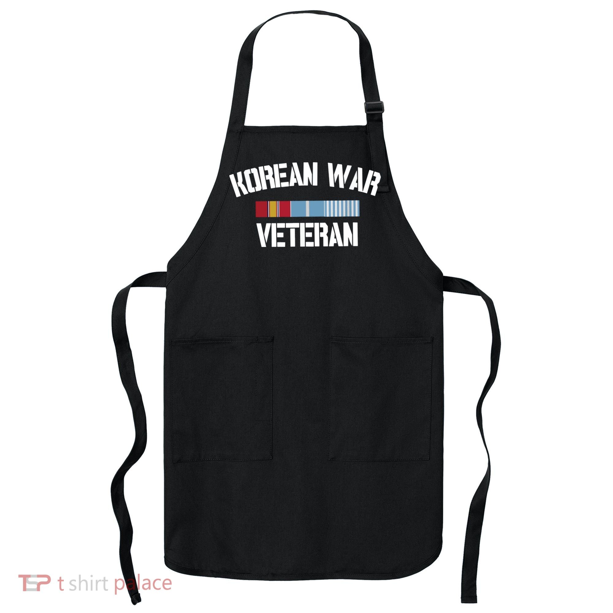 Korean War Veteran Pride Korea Service Ribbon Apron