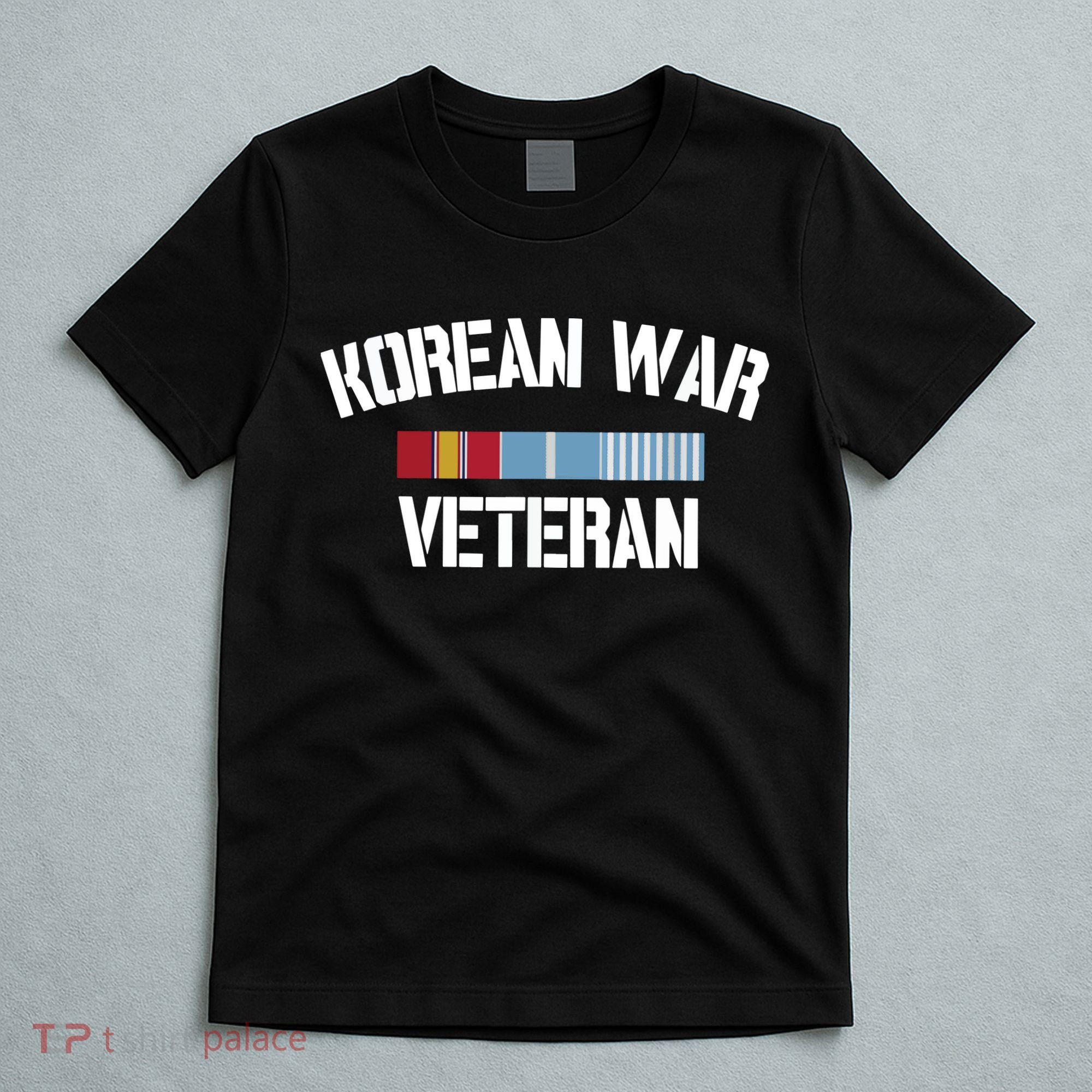 Korean War Veteran Pride Korea Service Ribbon T-Shirt
