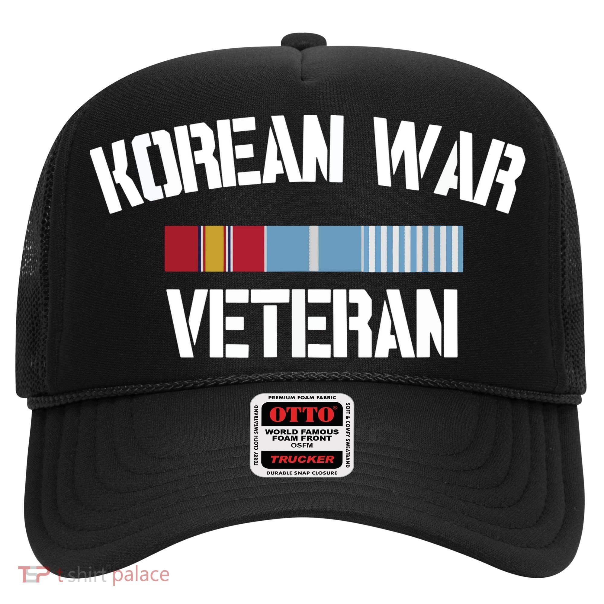 Korean War Veteran Pride Korea Service Ribbon Hat