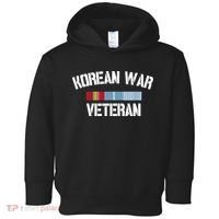Korean War Veteran Pride Korea Service Ribbon Toddler Hoodie thumb 0