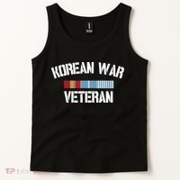 Korean War Veteran Pride Korea Service Ribbon Tank Top thumb 2