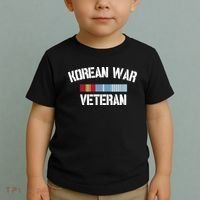 Korean War Veteran Pride Korea Service Ribbon Toddler T-Shirt thumb 2