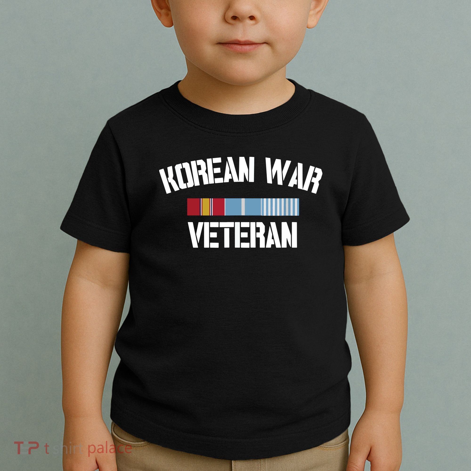 Korean War Veteran Pride Korea Service Ribbon Toddler T-Shirt