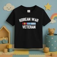 Korean War Veteran Pride Korea Service Ribbon Toddler T-Shirt thumb 3