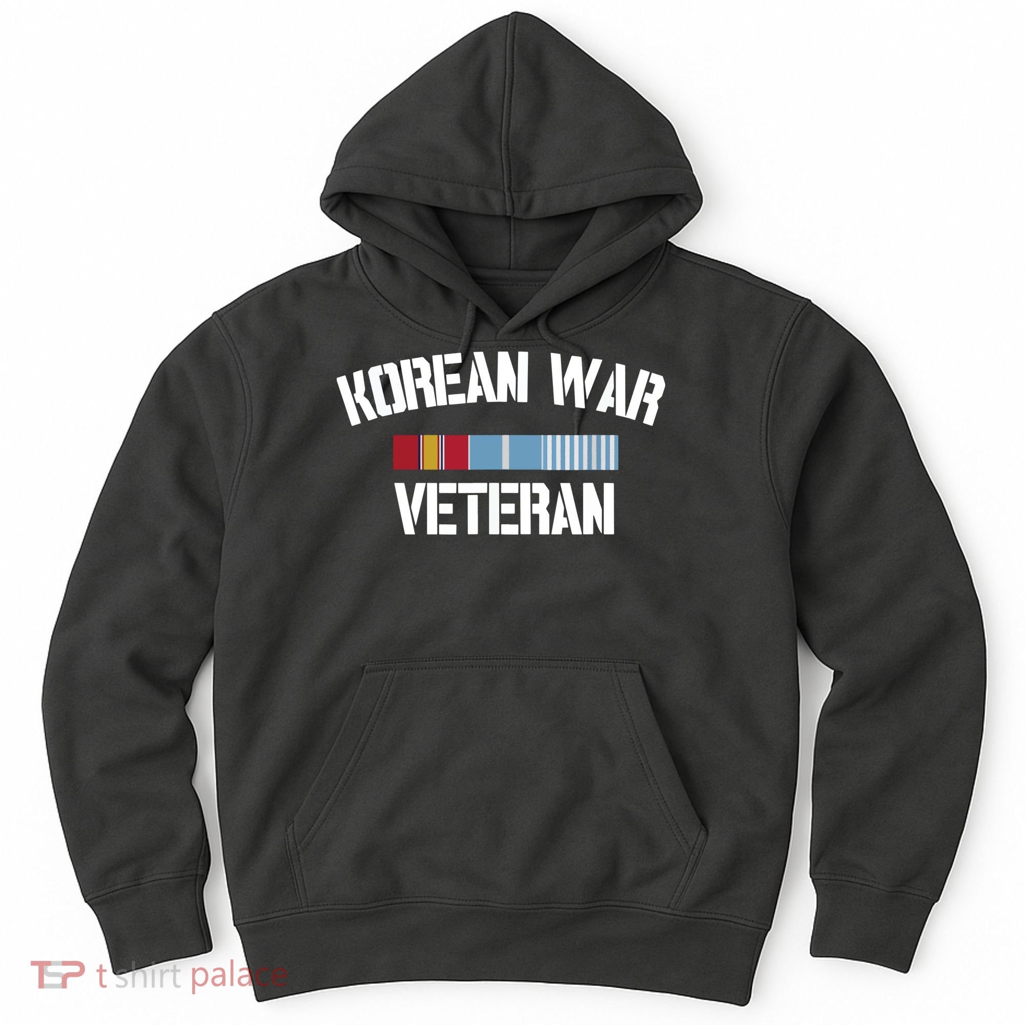 Korean War Veteran Pride Korea Service Ribbon Hoodie