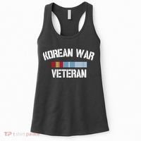 Korean War Veteran Pride Korea Service Ribbon Women's Tank Top thumb 0