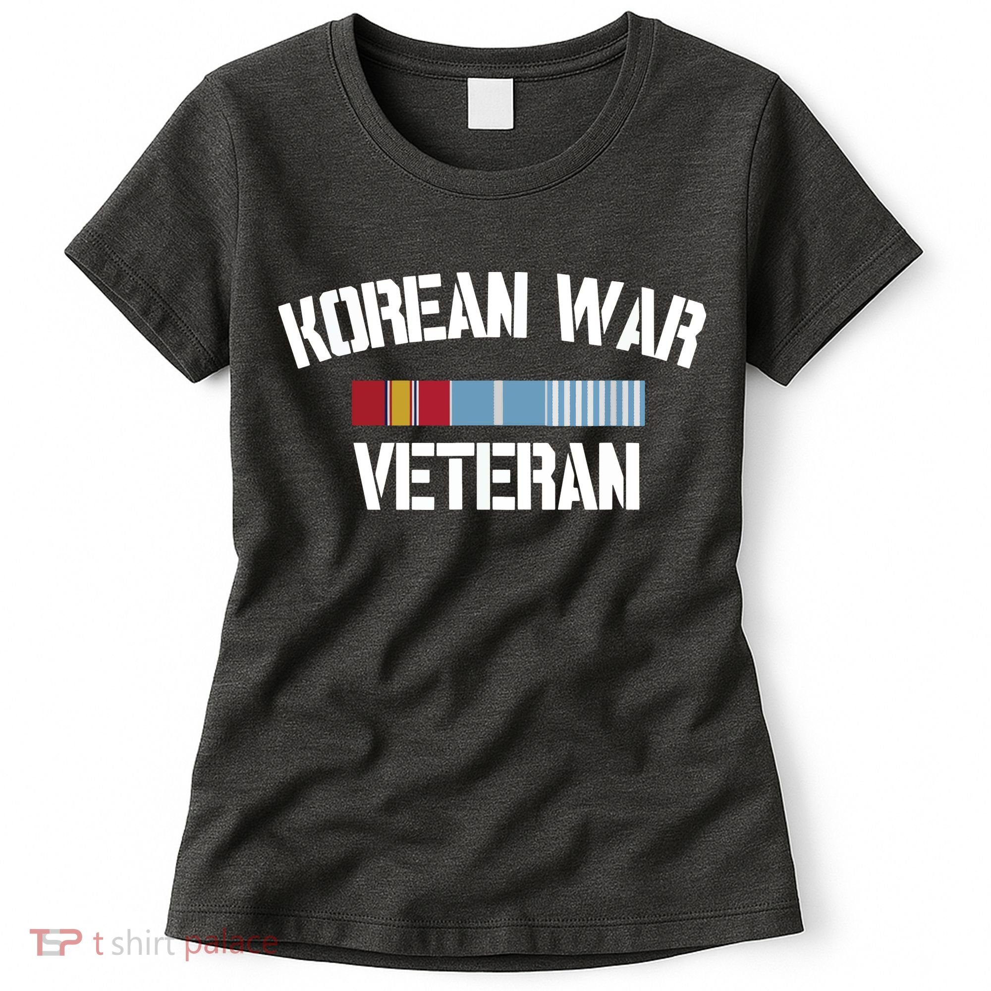 Korean War Veteran Pride Korea Service Ribbon Women's T-Shirt