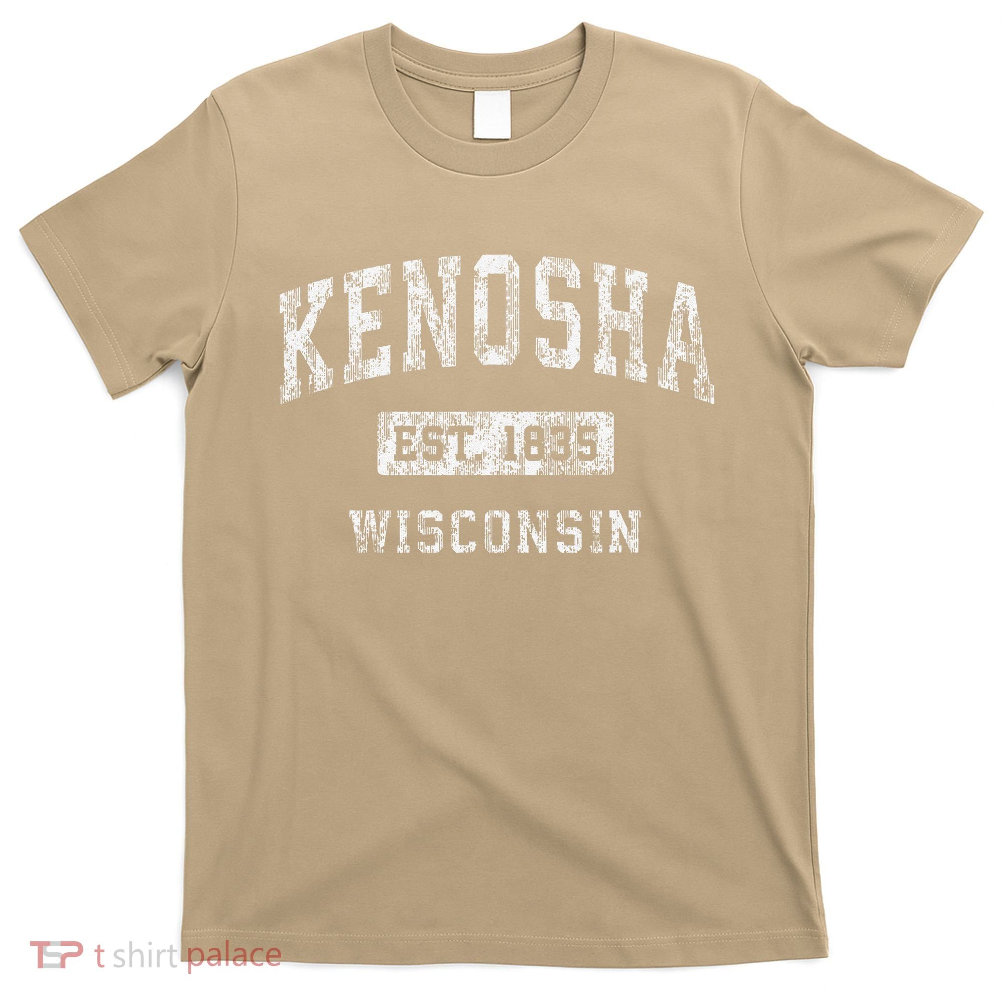 Kenosha Wisconsin Wi Vintage Established T-Shirt