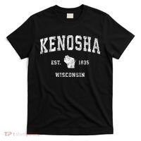 Kenosha Wisconsin Wi Vintage Athletic Sports T-Shirt thumb 0