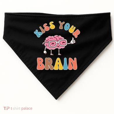Kiss Your Brain USA-Made Doggie Bandana