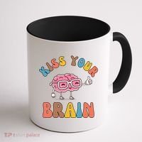 Kiss Your Brain Coffee Mug thumb 1