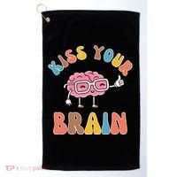 Kiss Your Brain Golf Towel thumb 0