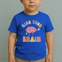Kiss Your Brain Toddler T-Shirt thumb 2