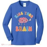 Kiss Your Brain Kids Long Sleeve Shirt thumb 0