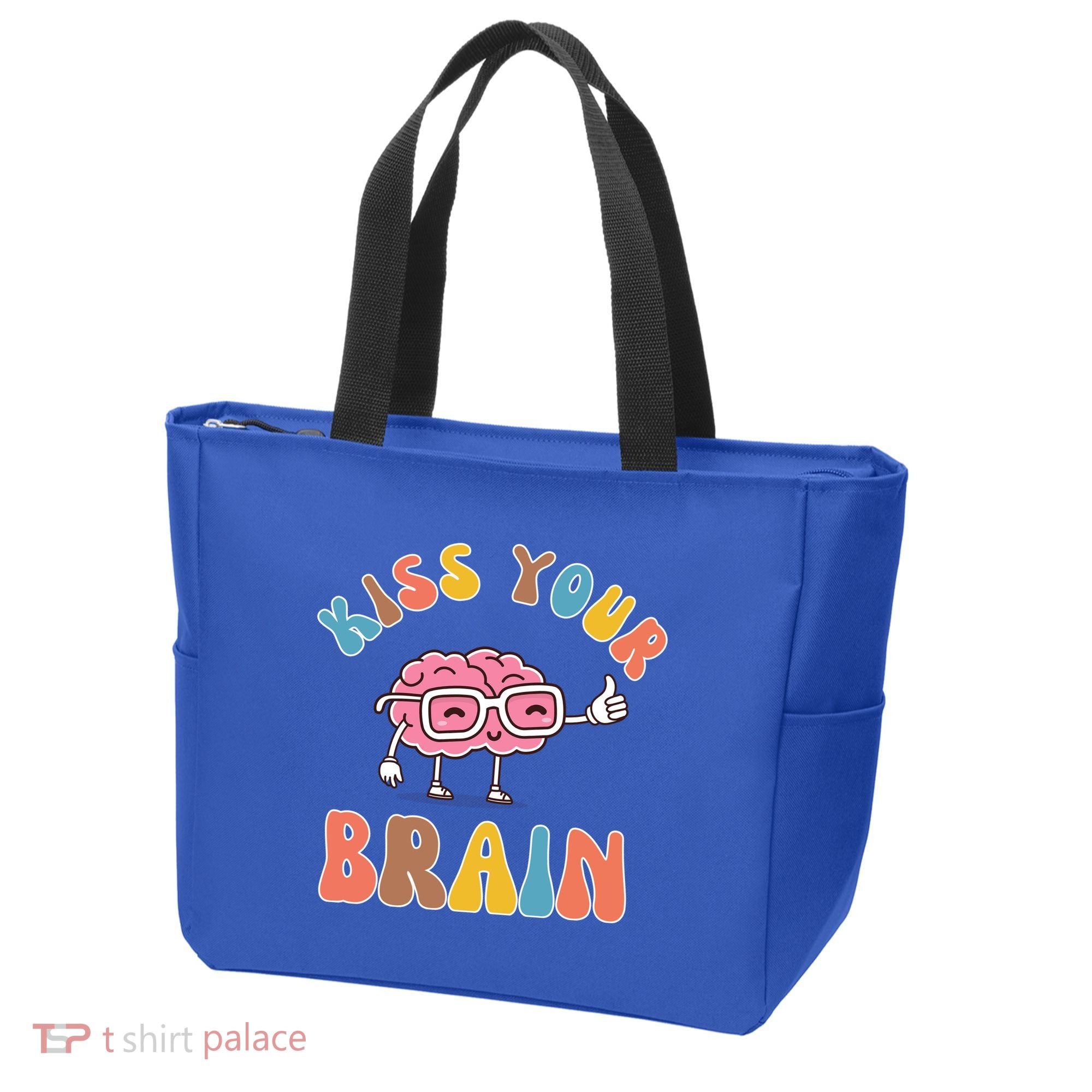 Kiss Your Brain Tote Bag