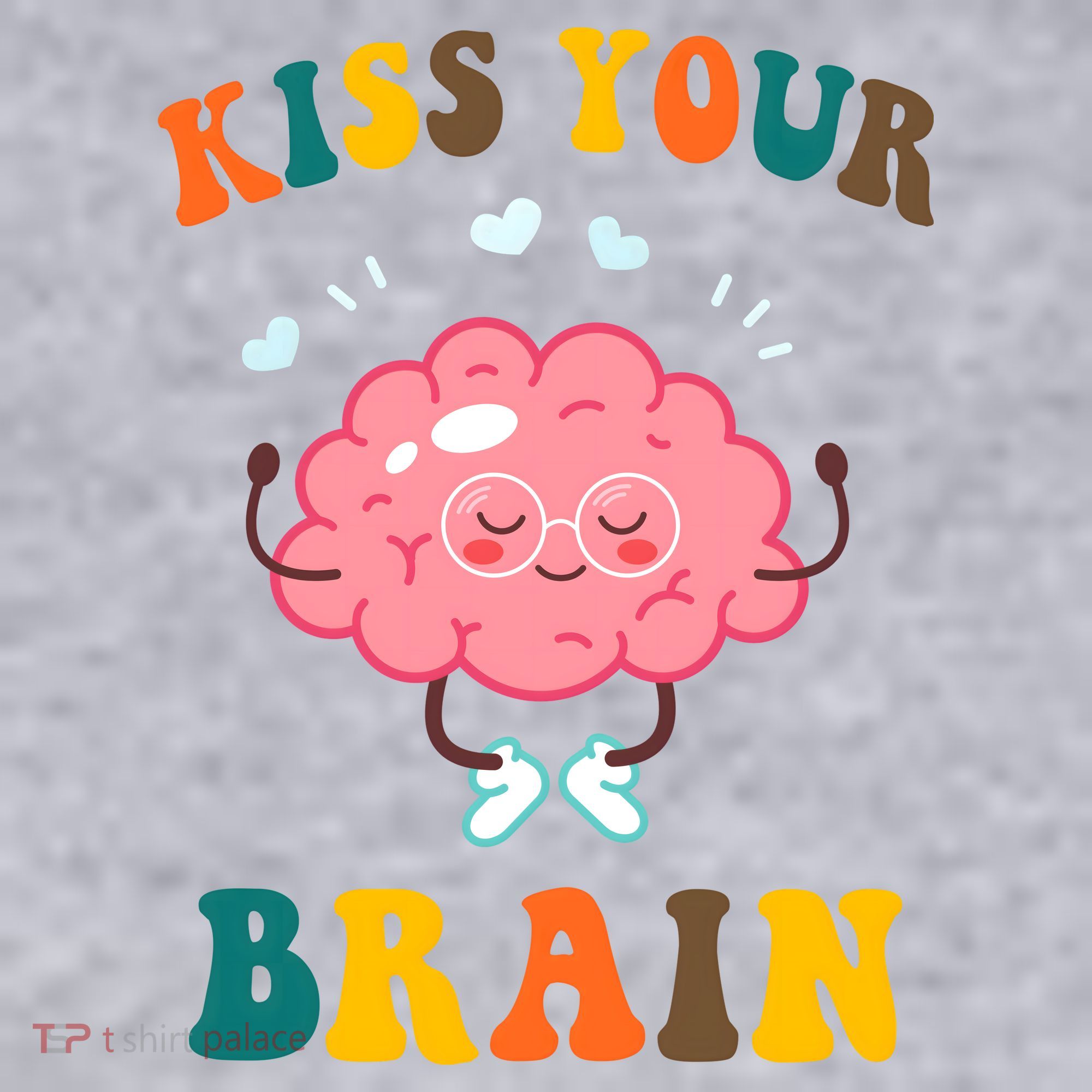 Kiss Your Brain Cute Funny Women's Sweatshirt