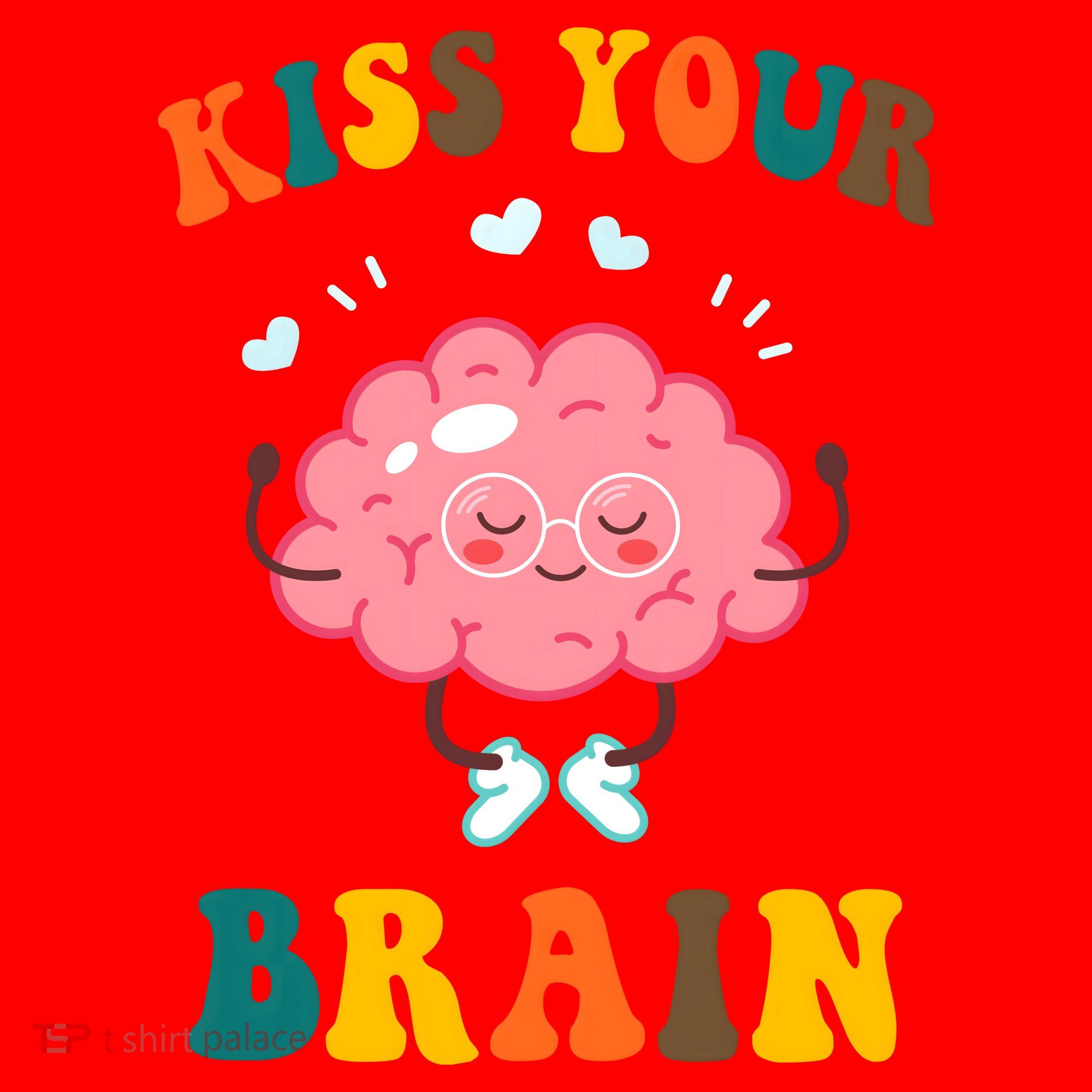 Kiss Your Brain Cute Funny Santa Hat