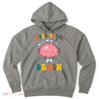Kiss Your Brain Cute Funny Hoodie thumb 0