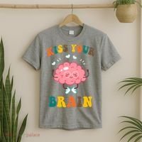 Kiss Your Brain Cute Funny T-Shirt thumb 2