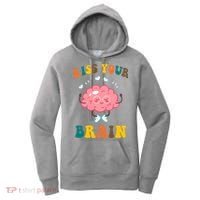Kiss Your Brain Cute Funny Women's Hoodie thumb 0