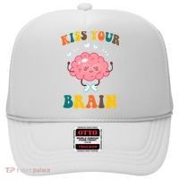 Kiss Your Brain Cute Funny Hat thumb 0