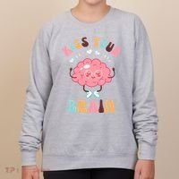 Kiss Your Brain Mental Health Brain Women's Sweatshirt thumb 0