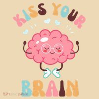 Kiss Your Brain Mental Health Brain Tote Bag thumb 4