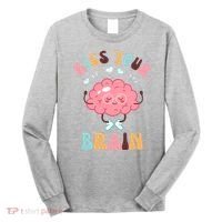 Kiss Your Brain Mental Health Brain Long Sleeve Shirt thumb 0